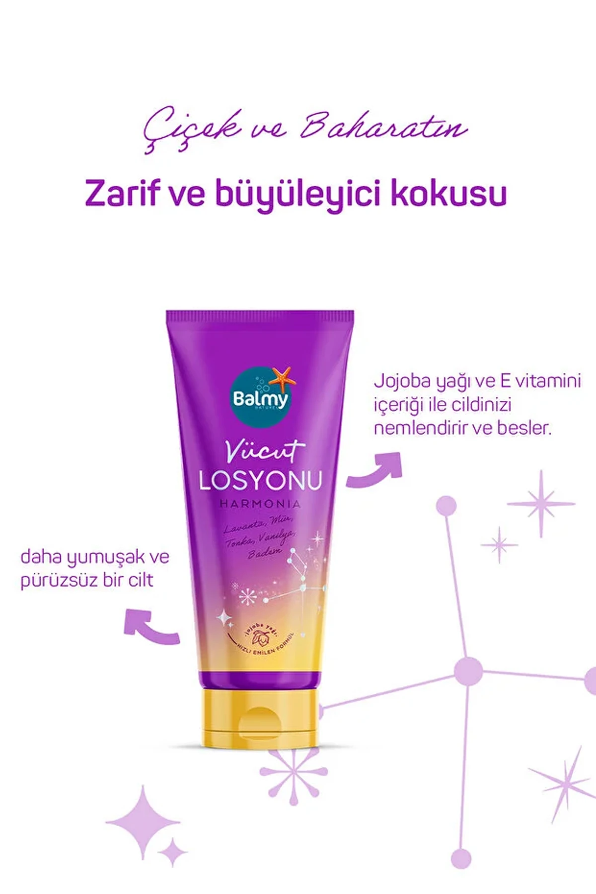 Balmy Harmonia Vücut Losyonu Çiçeksi-Baharatlı Kokular 200ml