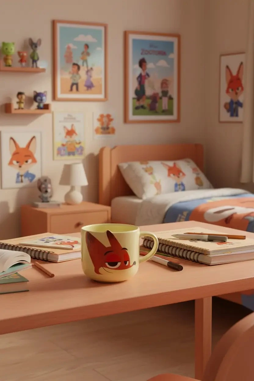 Disney Zootropolis Lisanslı Seramik Kupa 380 ml (Nick)