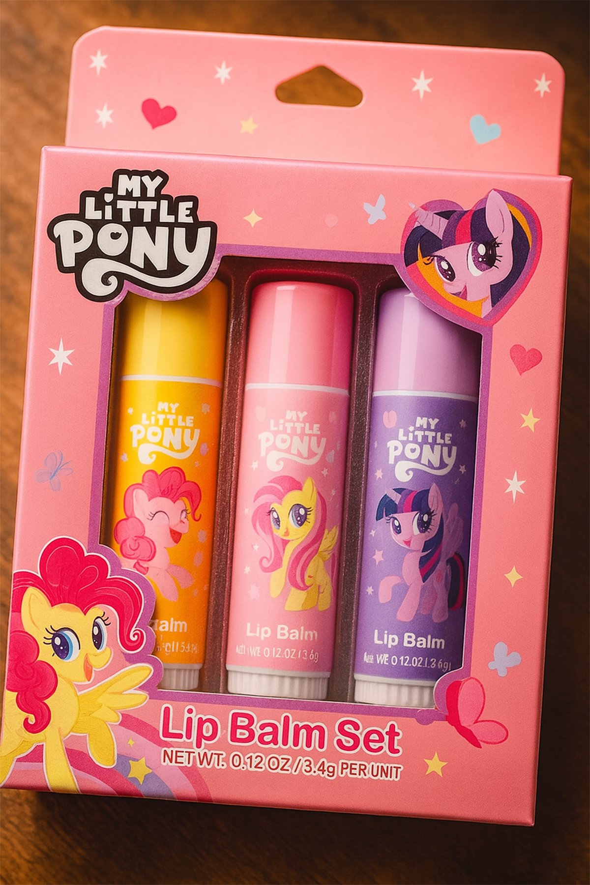 My Little Pony Lisanslı 3'lü Lip Balm Seti