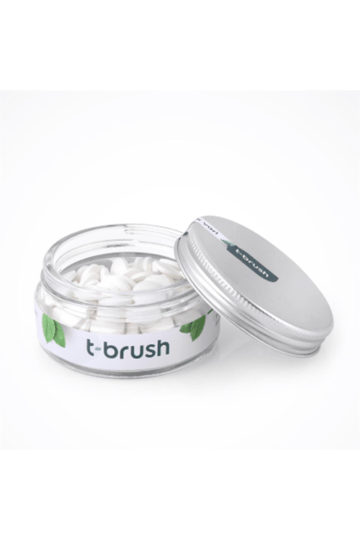 T-Brush Nane Aromalı Diş Macunu Tabletleri Florürsüz