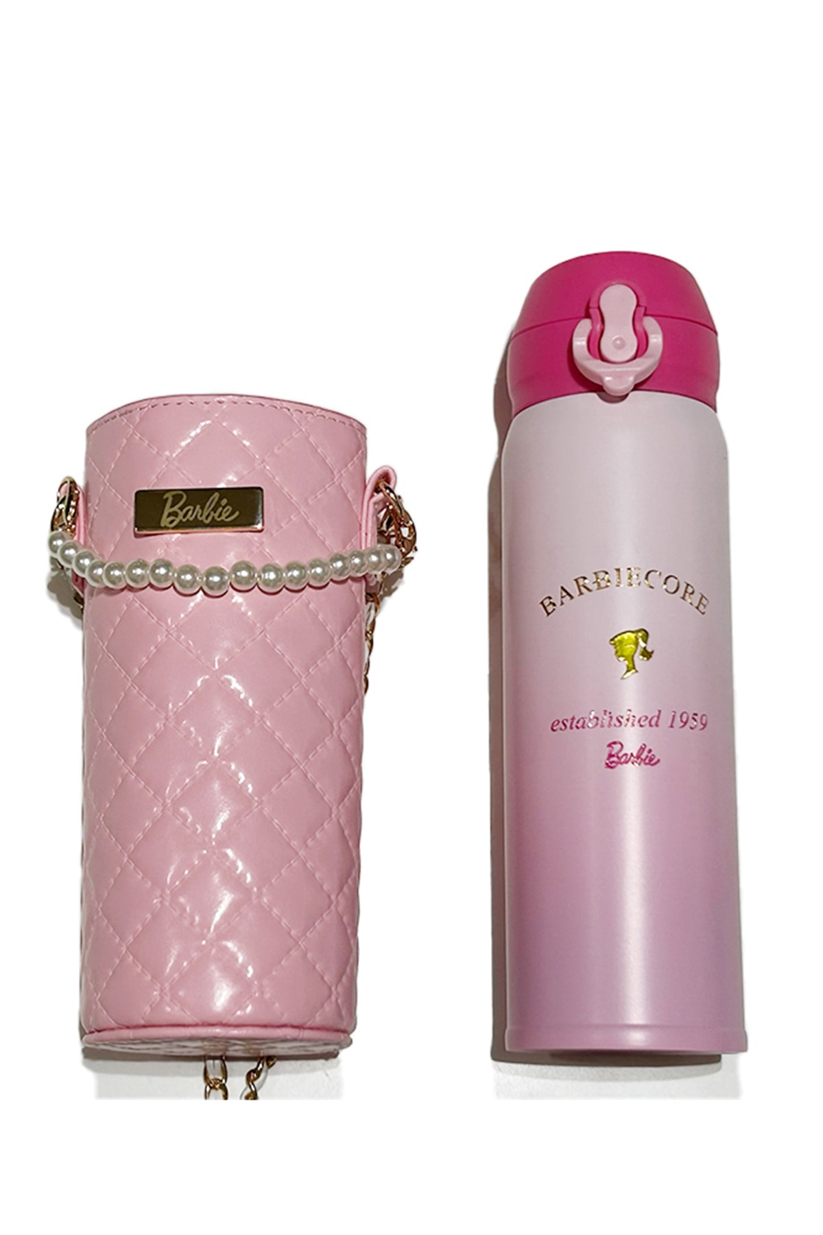 Barbie Lisanslı Çantalı Termos -445ml