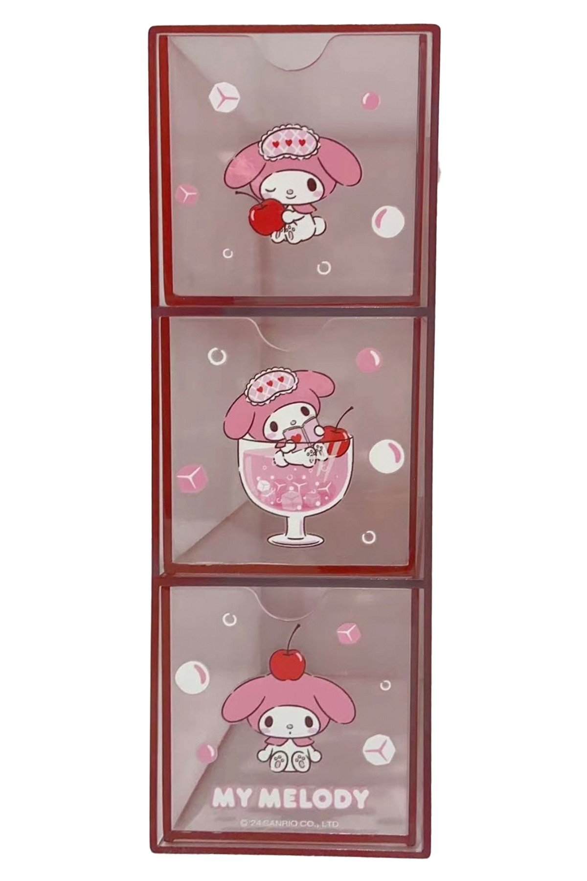 Sanrio Lisanslı 3 Katlı Çekmece Düzenleyici - My Melody