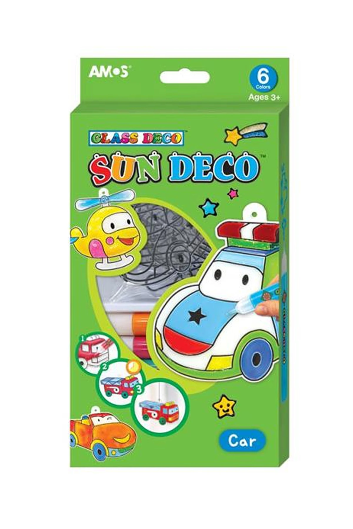 Amos Cam Boyama Seti Sun Deco - Arabalar