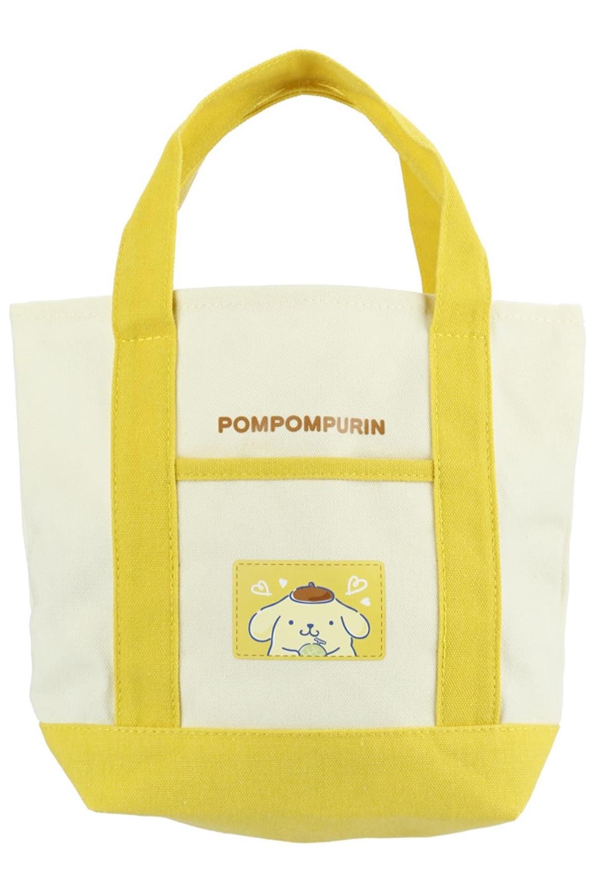 Sanrio Lisanslı Büyük Bez Alışveriş Çantası - Pompompurin