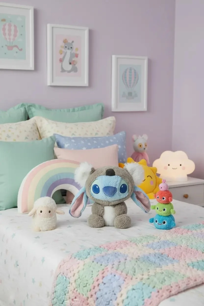 Disney Lilo & Stitch Lisanslı 28 cm Hayvan Kostümlü Peluş Oyuncak