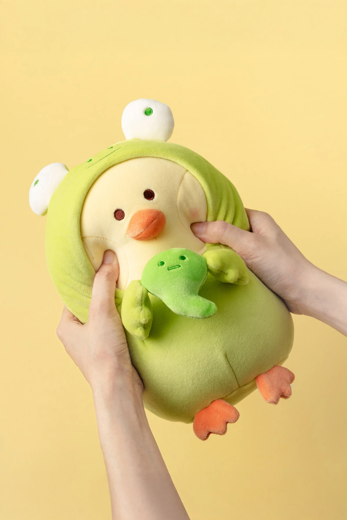 BIBI Tavuk Serisi Kostüm Peluş Oyuncak (Kurbağa Kostümü)