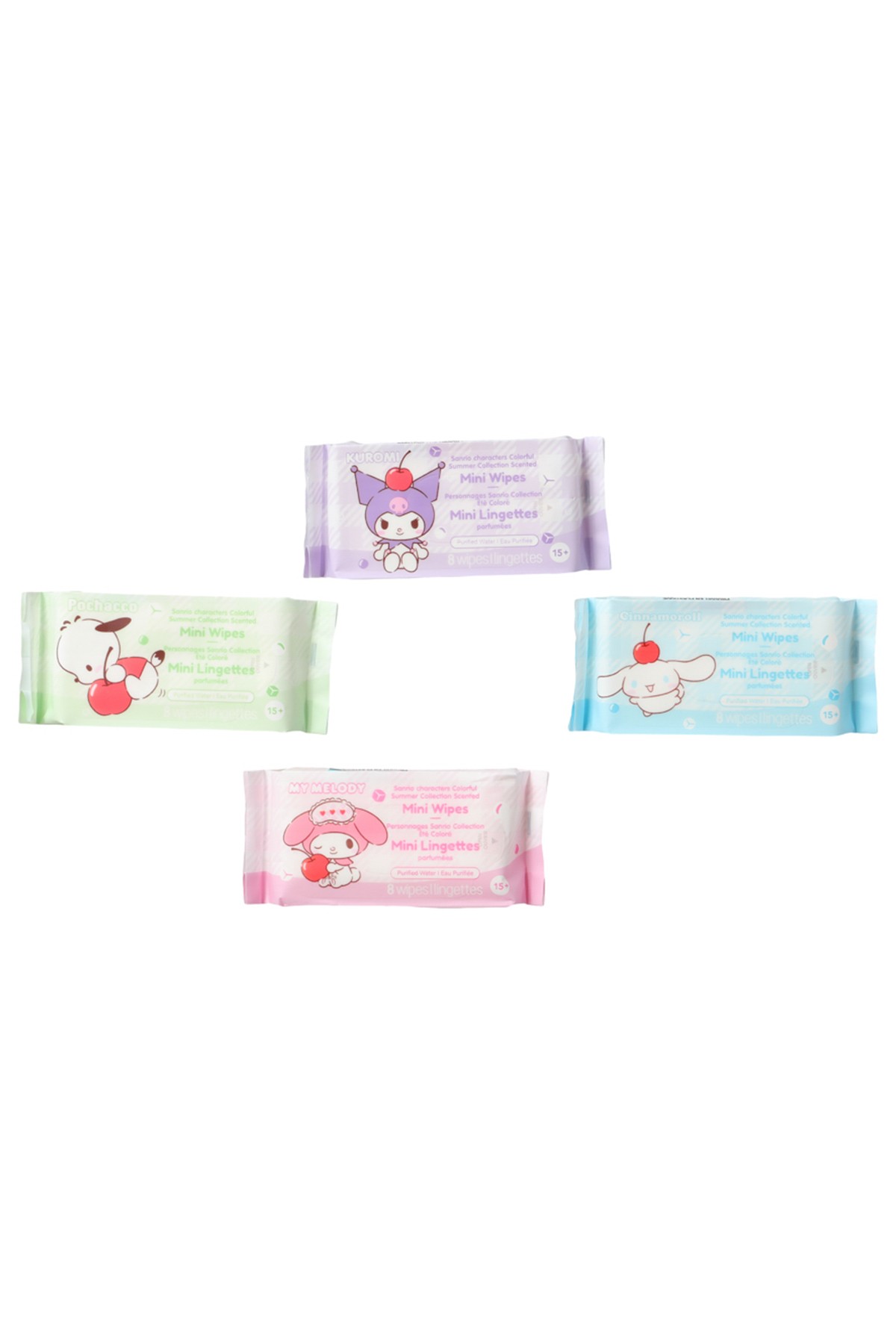 Sanrio Karakterleri Lisanslı Kokulu Mini Islak Mendil