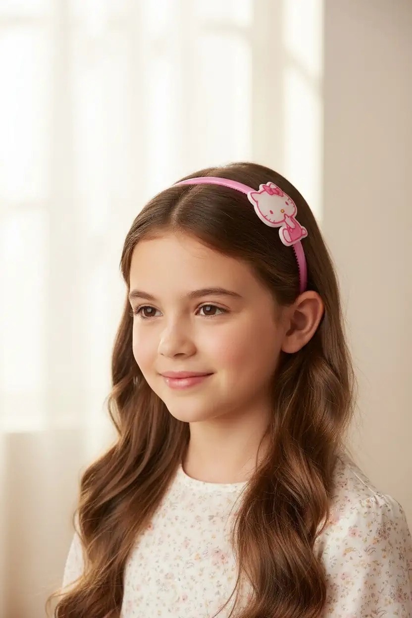 Sanrio Lisanslı Hello Kitty Saç Tacı