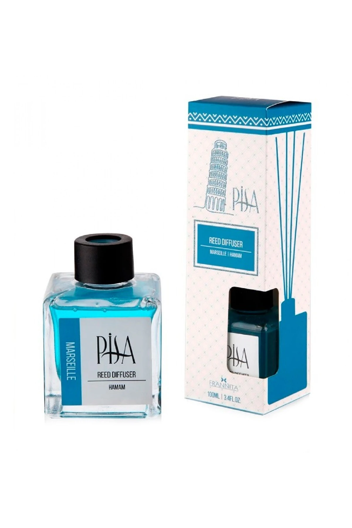 Pisa Bambu Çubuklu Oda Kokusu Hamam (Marseille) 100ml