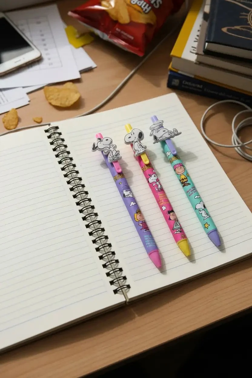 Snoopy Lisanslı Vintage Serisi Jel Tükenmez Kalem