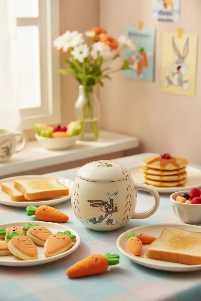 Bugs Bunny Lisanslı Retro Serisi Seramik Kupa 340 ml