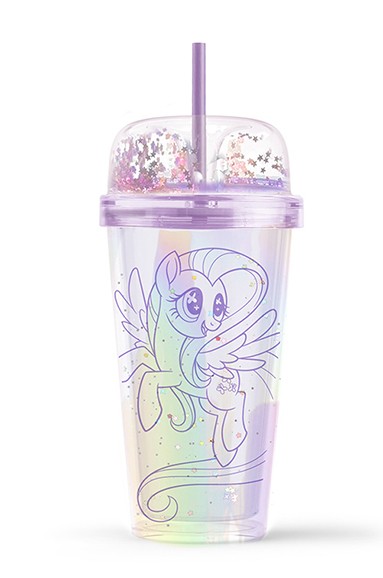 My Little Pony Lisanslı Çift Cidarlı Pipetli Su Şişesi 480ml
