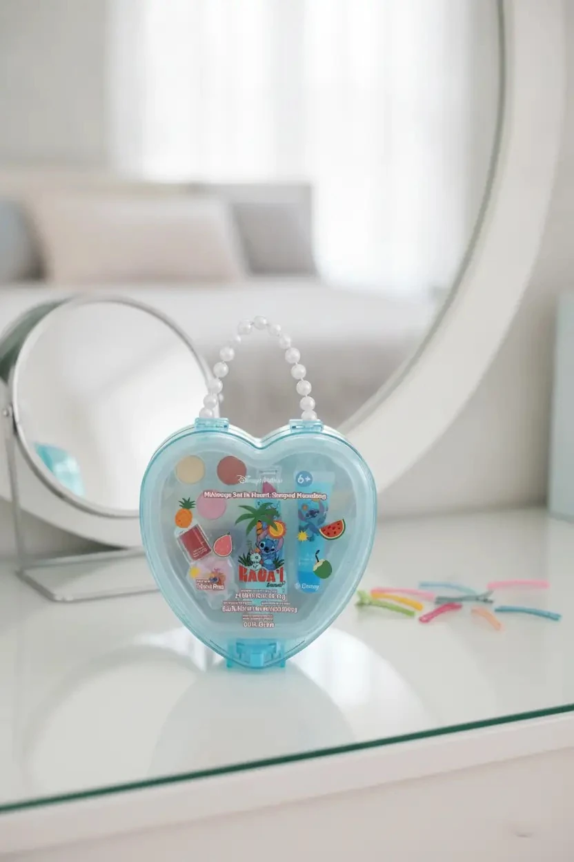 Disney Lisanslı Lilo & Stitch Makyaj ve Tırnak Süsleme Seti – Yaratıcı ve Eğlenceli Tasarım