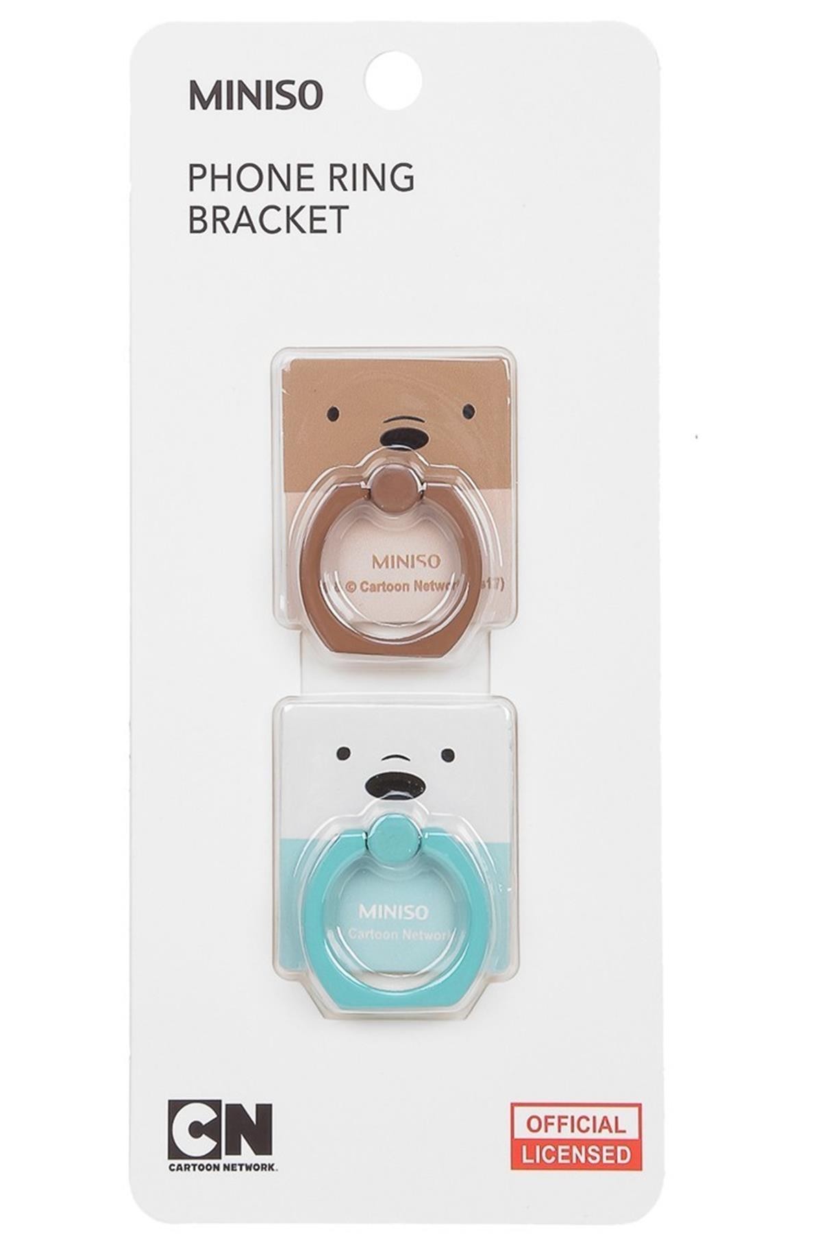 We Bare Bears Halka Braketi Telefon Yüzüğü 2''Li