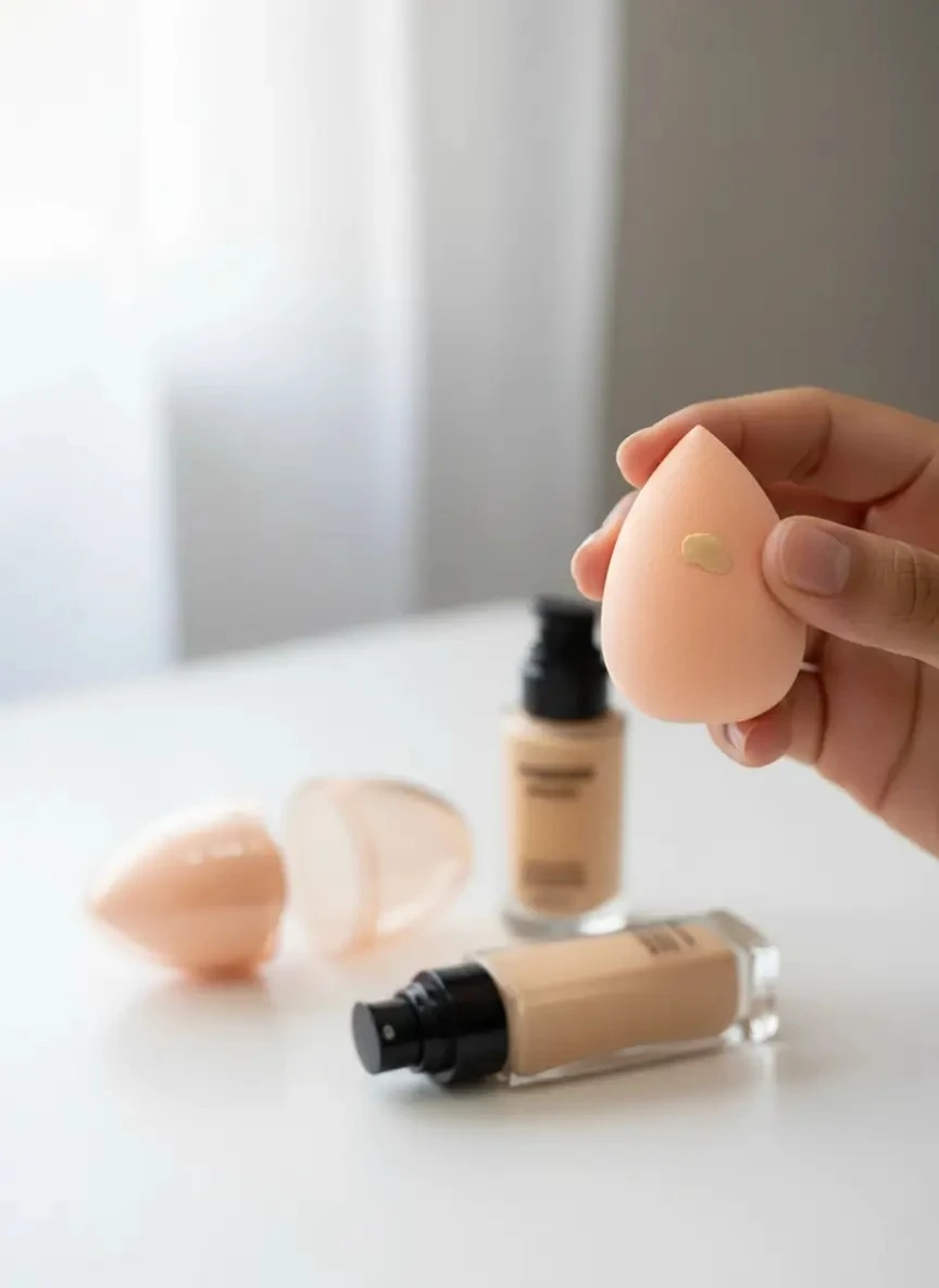 Miniso Lisanslı Yumurta Kapsüllü Makyaj Süngeri Sarı – Pürüzsüz Uygulama Beauty Blender