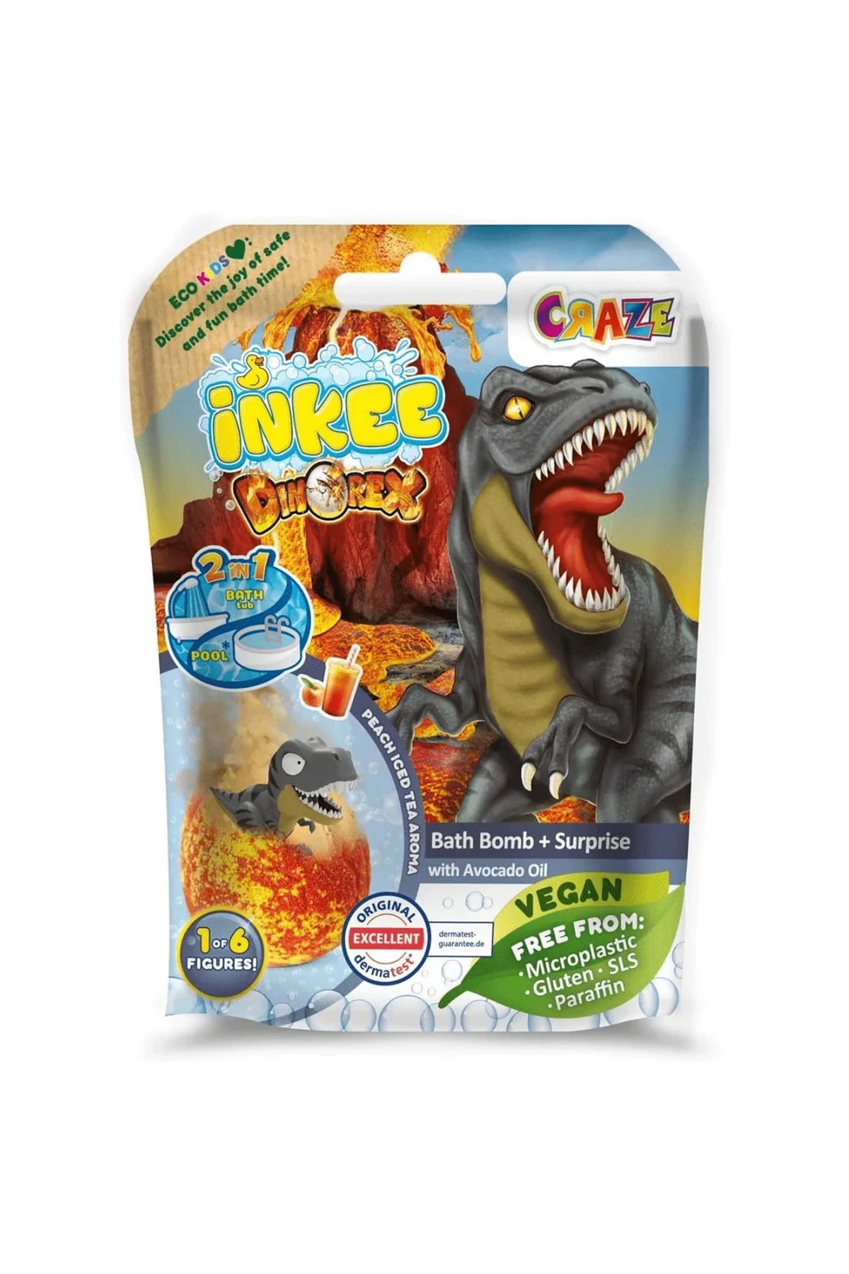 Inkee Sürpriz Banyo Topu Dino