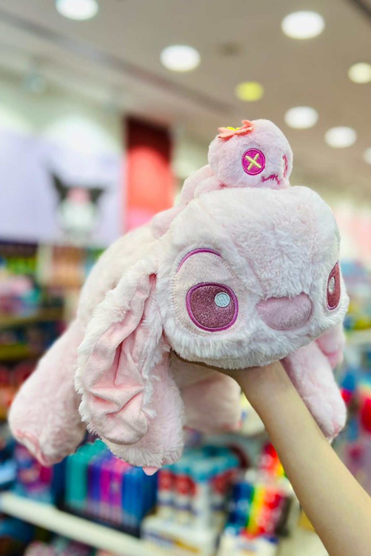 Disney Lisanslı Sakura Serisi Oturan Peluş Oyuncak (Stitch)