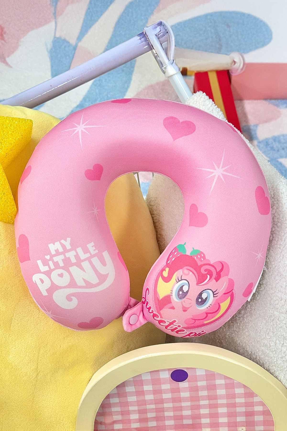 My Little Pony Lisanslı Hafızalı Köpük Boyun Yastığı (Pembe) (Outlet)