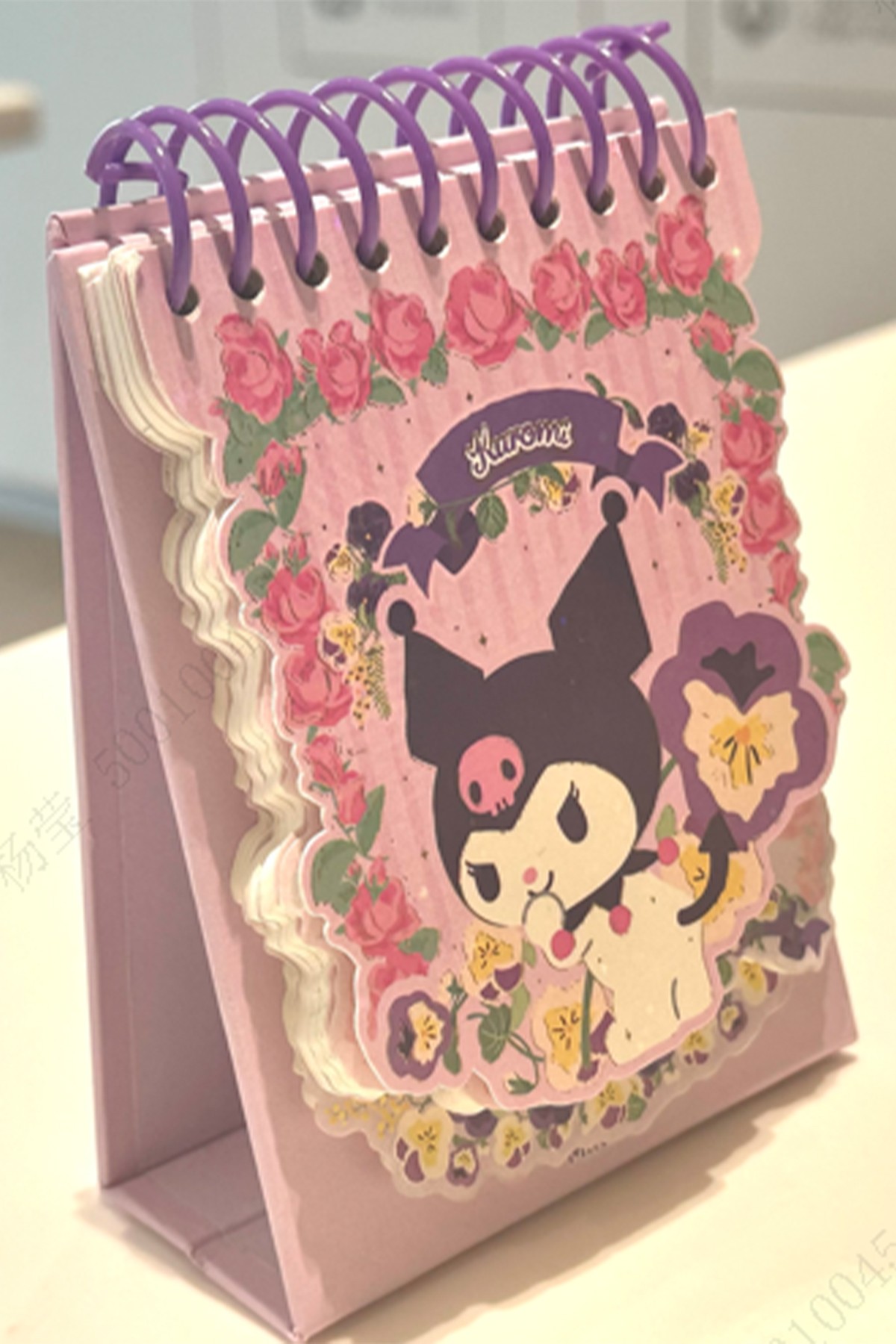 Sanrio Lisanslı Figürlü Telli Mini Defter (60 Yaprak) - Kuromi