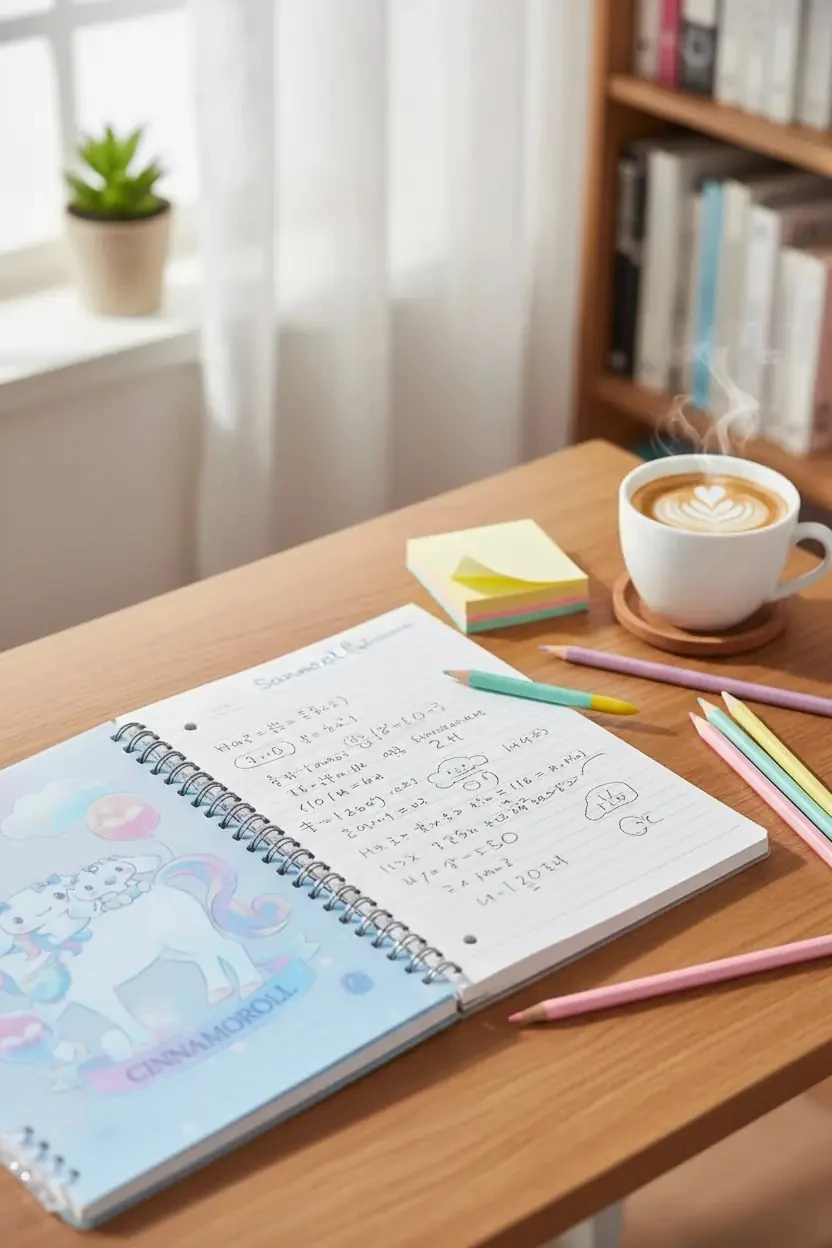 Sanrio Lisanslı Cinnamoroll A5 Telli Defter 48 Yaprak 15 CM