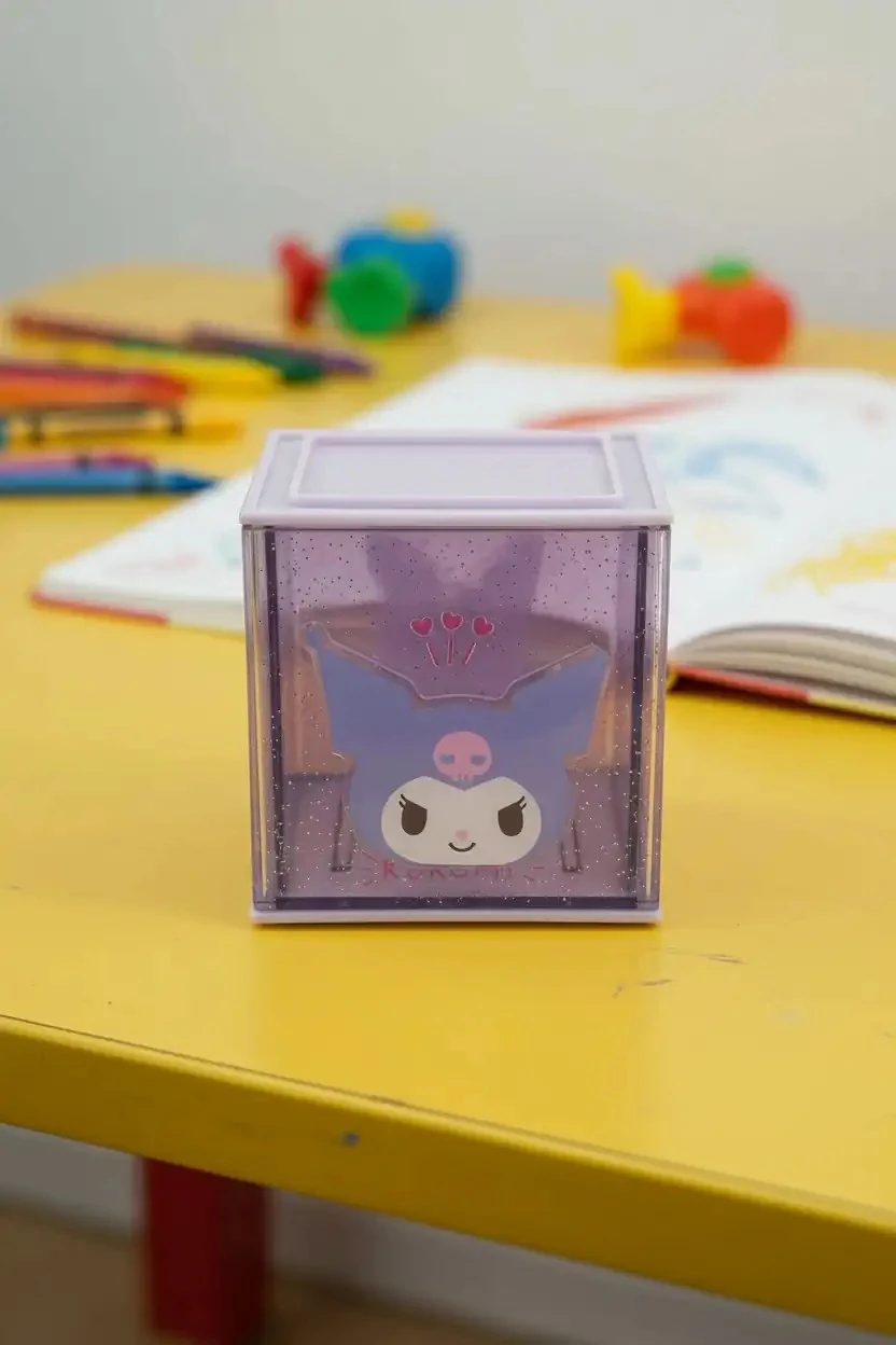 Sanrio Lisanslı Akrilik Saklama Kutusu (Kuromi)