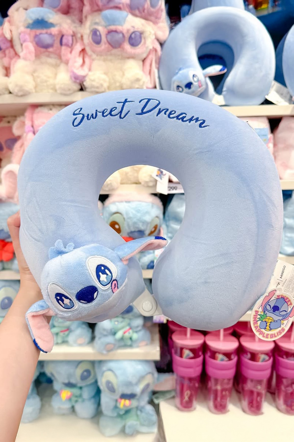 Disney Lilo & Stitch Lisanslı Hafızalı Boyun Yastığı