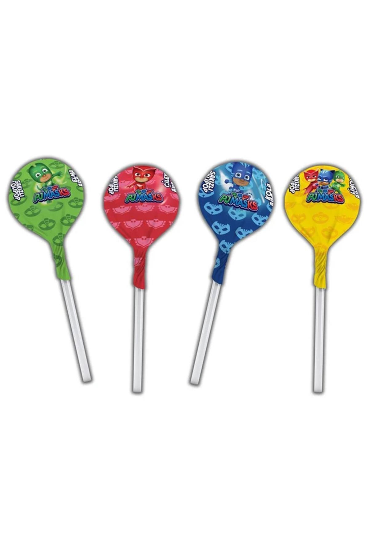 PJ Masks Kahramanlarıyla Eğlenceli Sakızlı Lolipop (16 Gr)