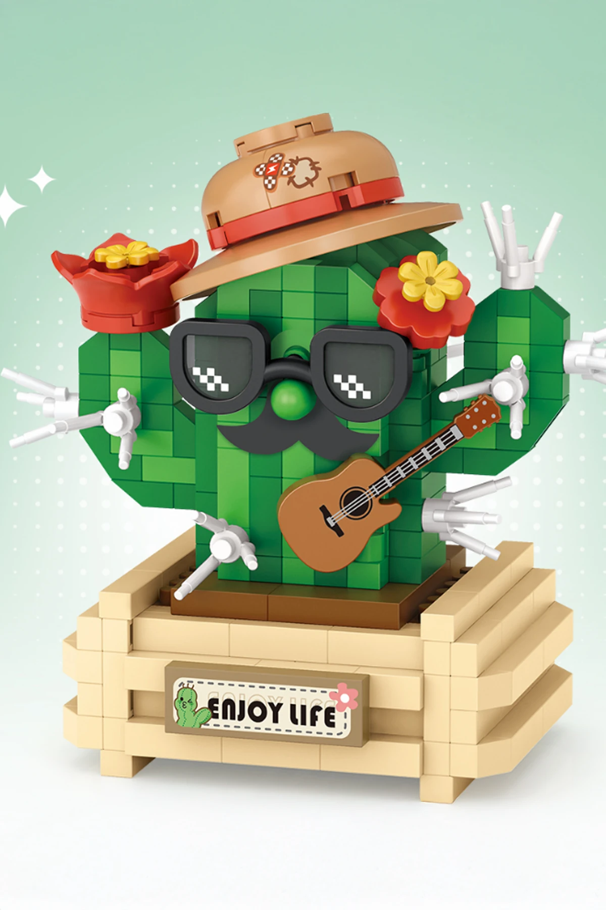 Bahar Ev Bitkileri Serisi Oyun Bloğu (Kaktüs)