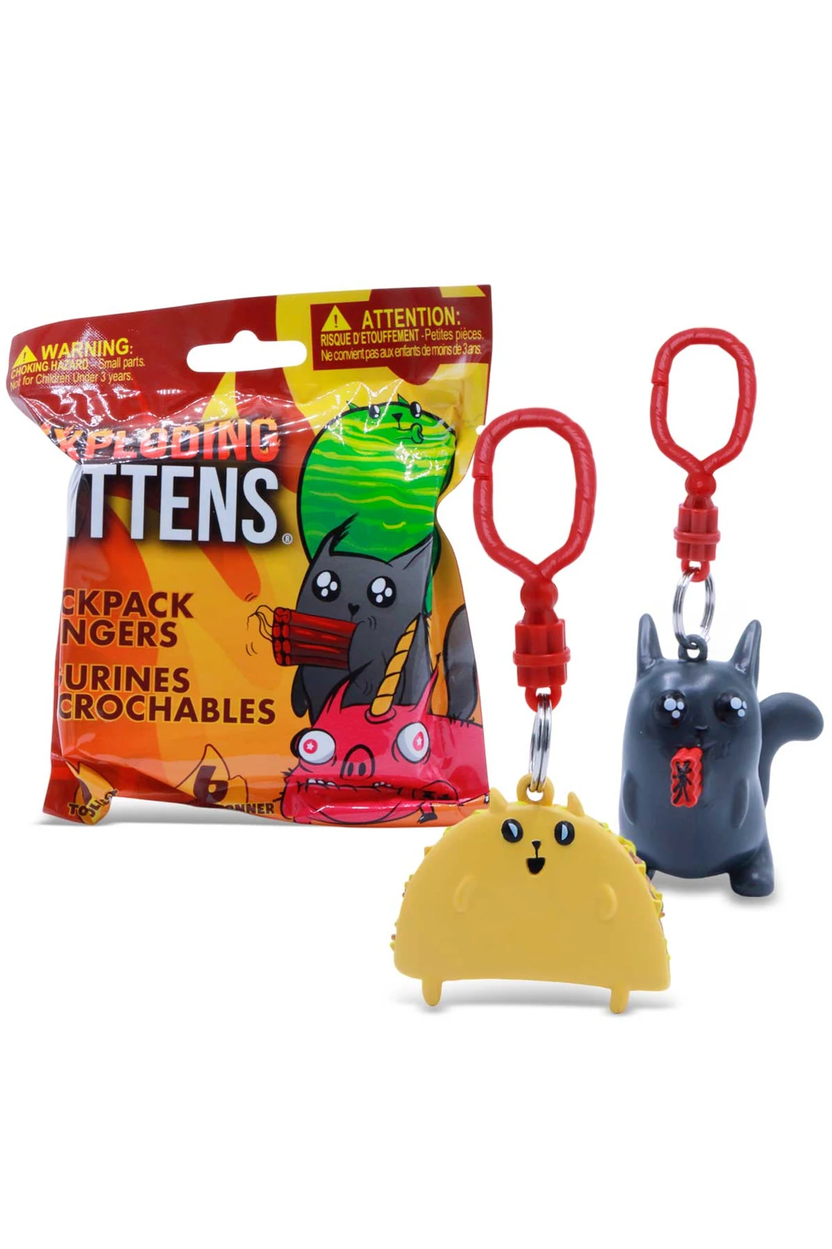Exploding Kittens Sürpriz Anahtarlık, Çanta Askısı, Oyuncak - Blind Box