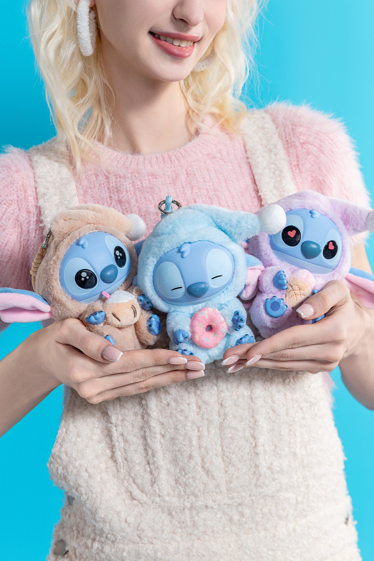 Disney Lilo&Stitch Lisanslı Yiyecek Serisi Vinil Peluş Sürpriz Figürlü Kutu - Blind Box