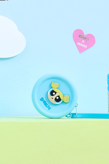 Powerpuff Girls Lisanslı Silikon Bozuk Para Çantası - Bubbles