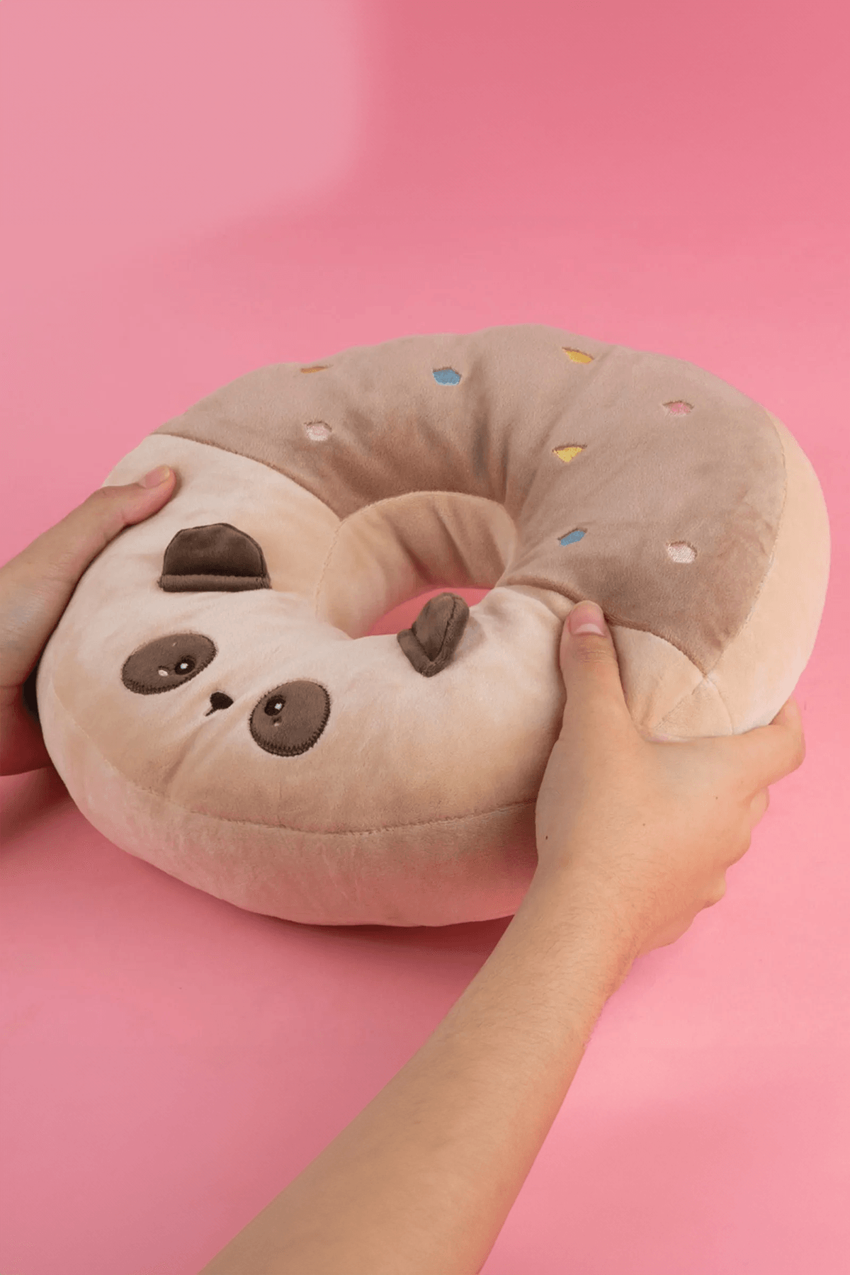 Panda Suratlı Peluş Oyuncak (Donut) (Outlet)