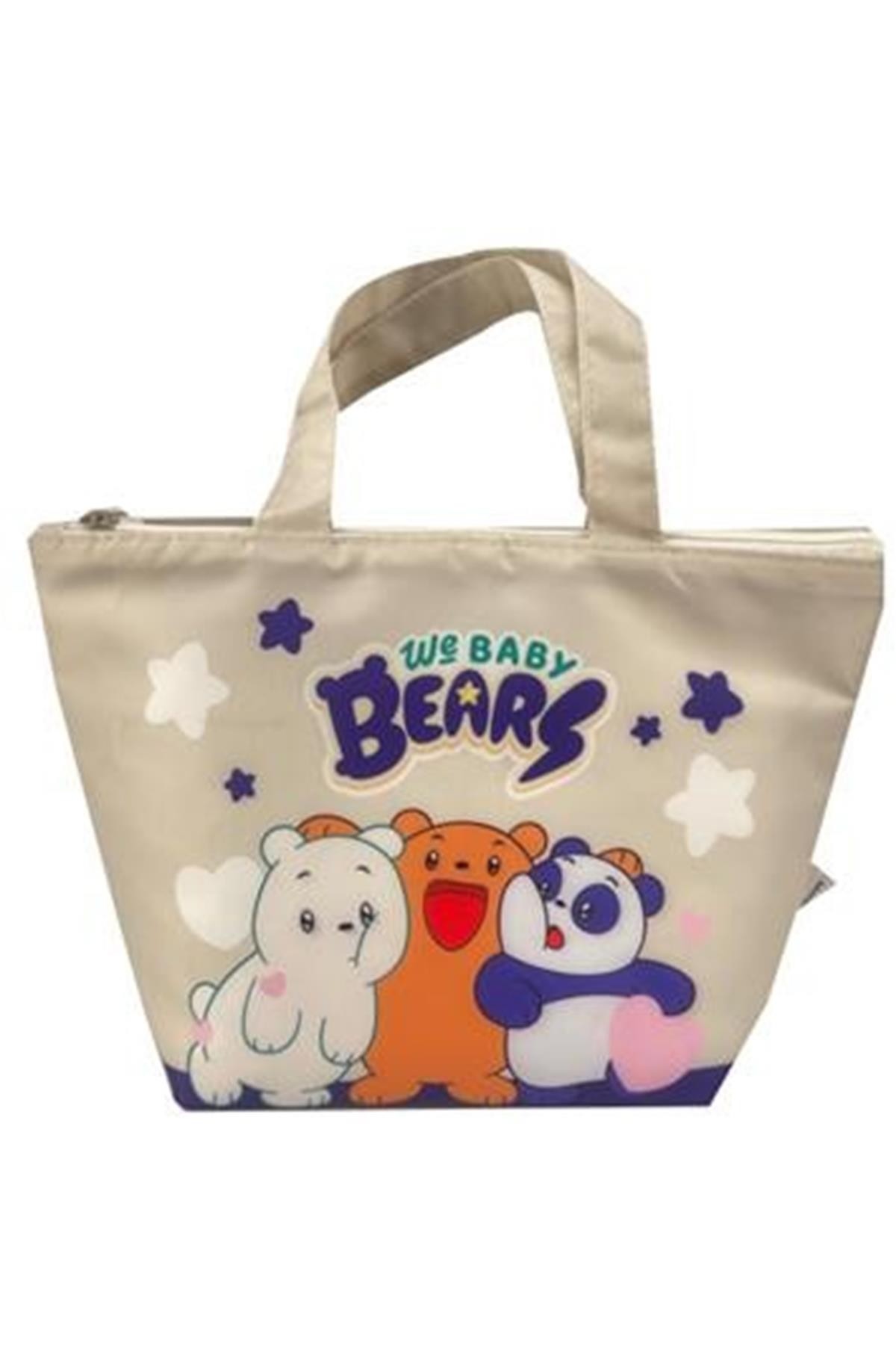 We Baby Bears Lisanslı Yiyecek Çantası - Bej