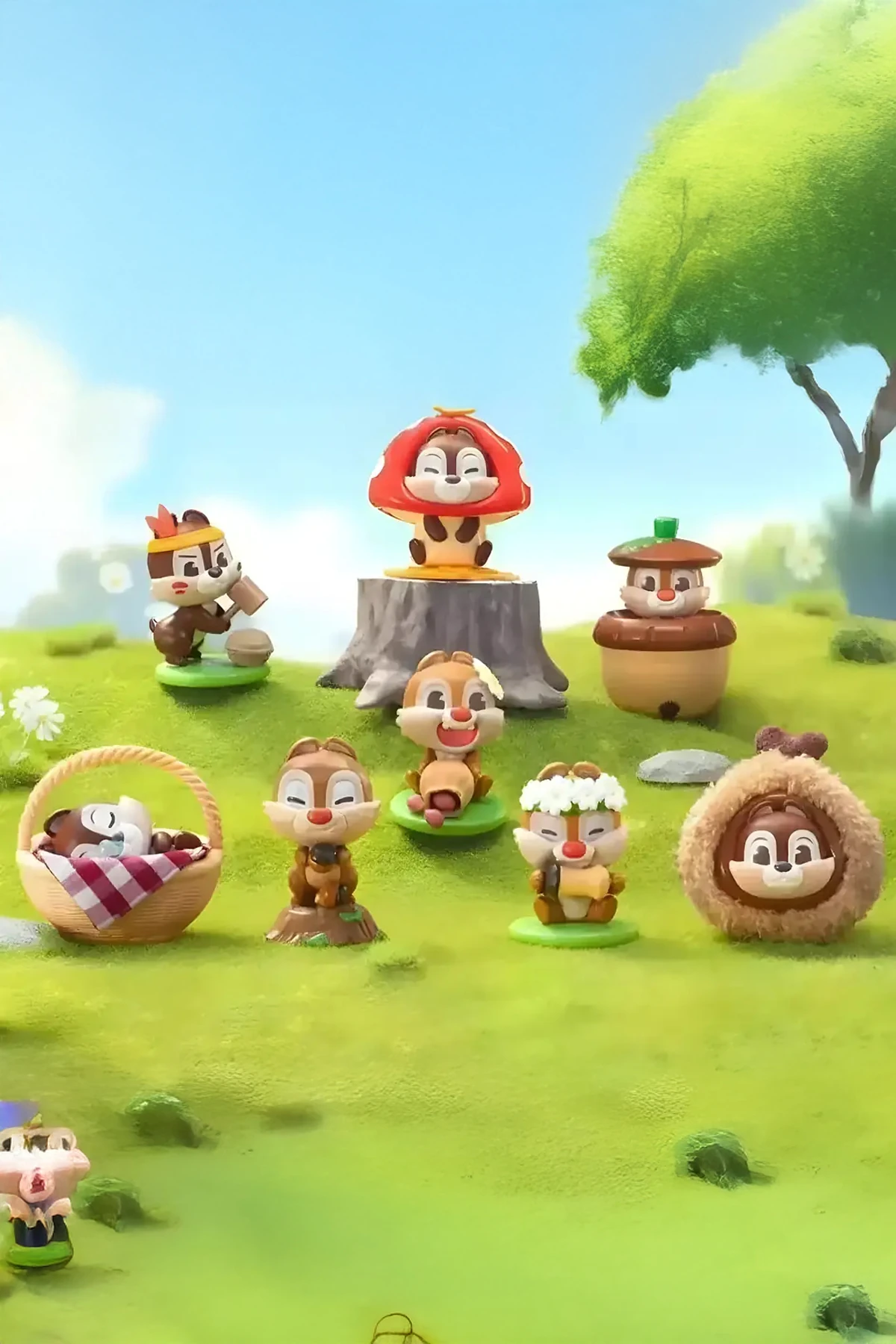 Disney Lisanslı Chip'n'Dale Kestane Savaşı Koleksiyonu Sürpriz Figürlü Kutu - Blind Box