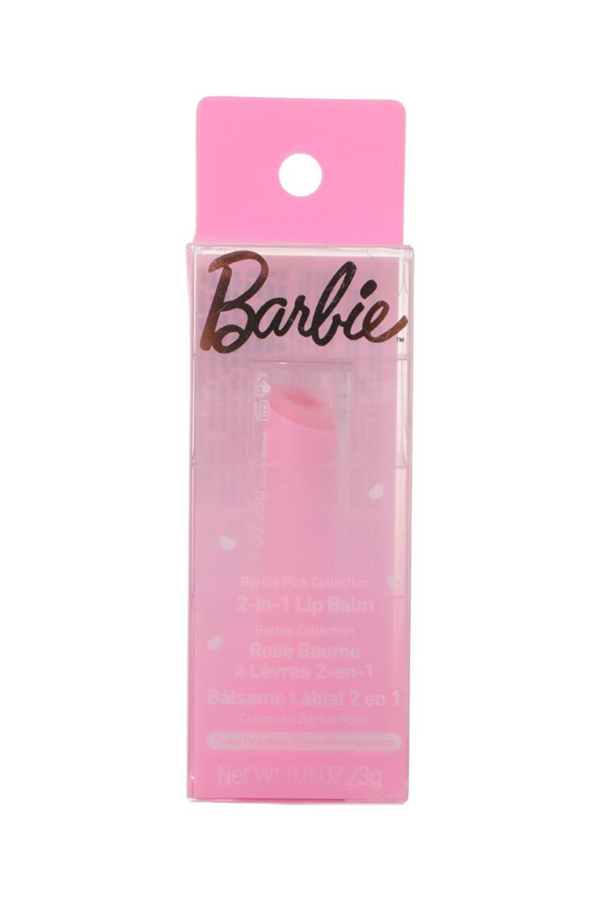 Barbie Lisanslı Pembe Serisi 2'si 1 Arada Dudak Balsamı
