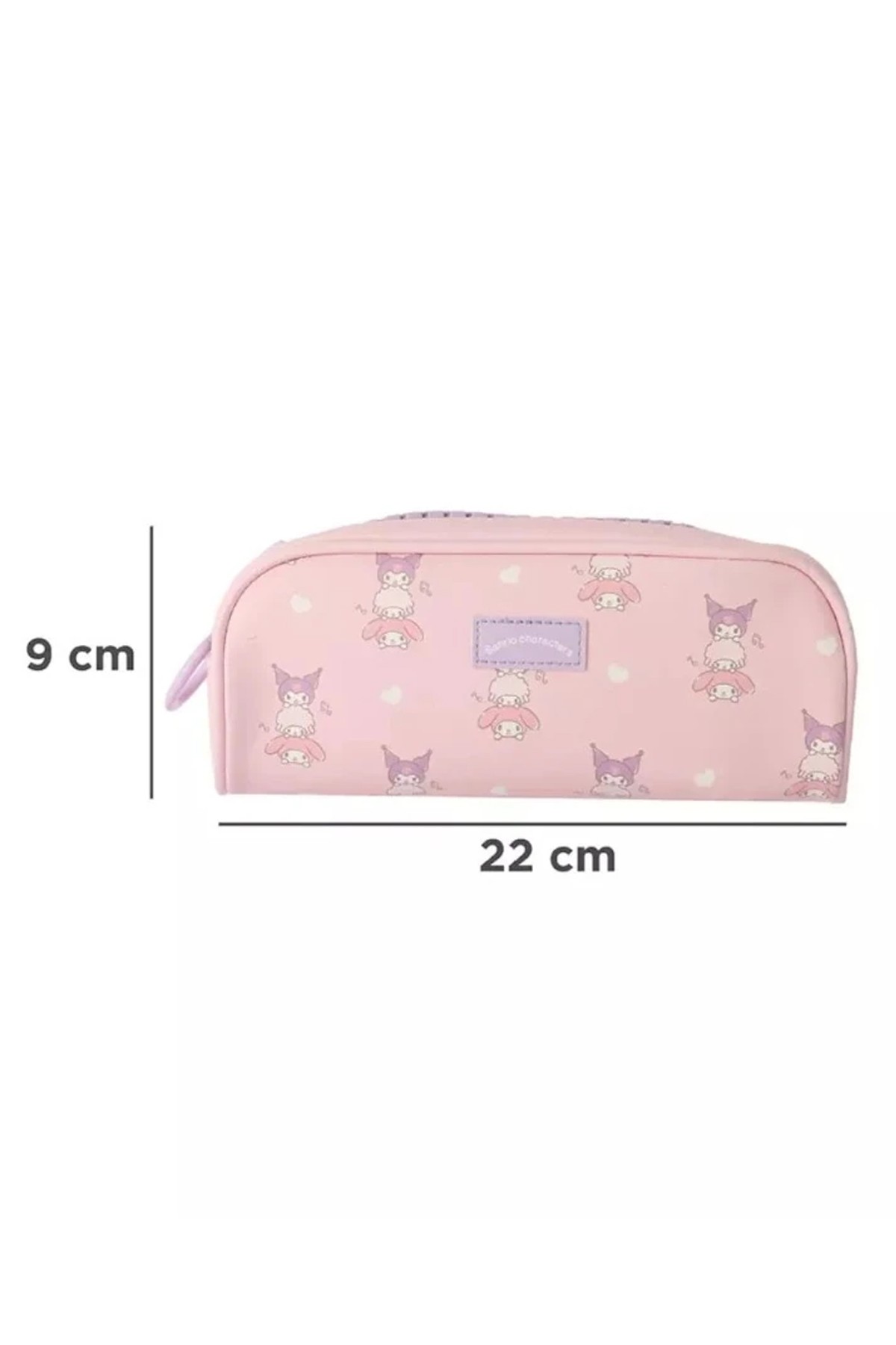 Sanrio Lisanslı Büyük Fermuarlı Kırtasiye Çantası (Sanrio Karakterli)