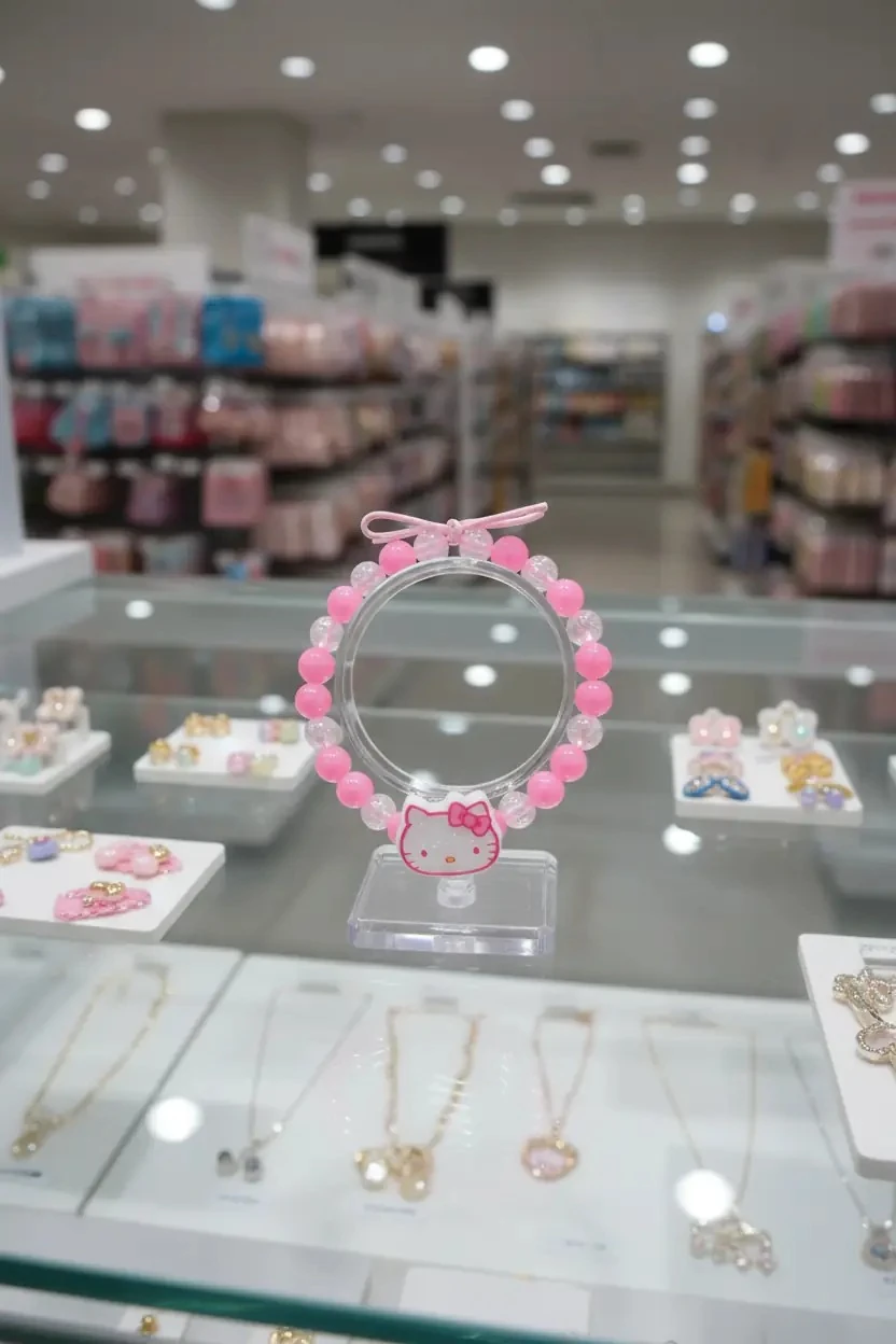 Sanrio Lisanslı Hello Kitty Saç Tokası