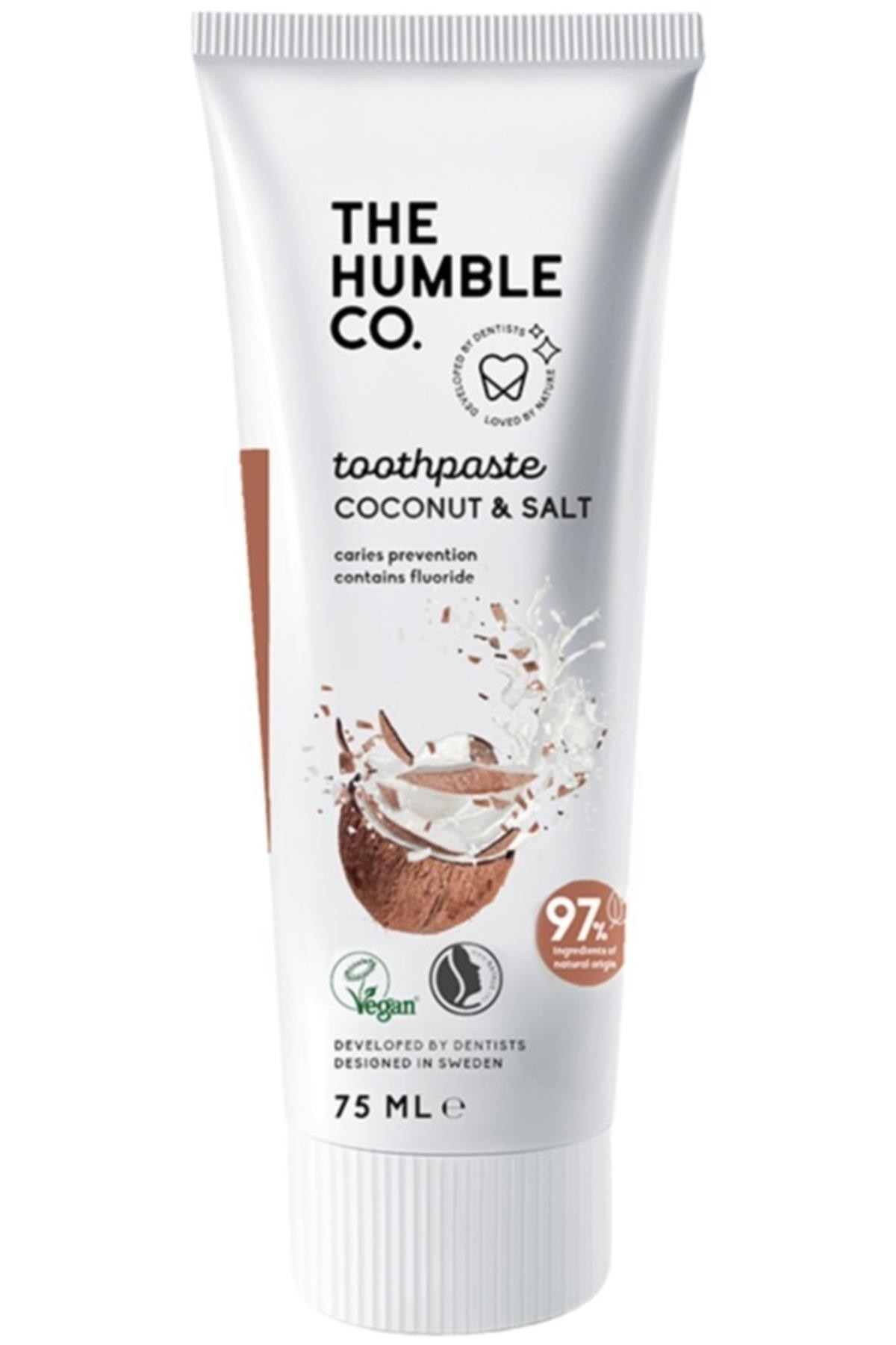 Humble Brush Doğal & Vegan Hindistan Cevizi & Tuz Diş Macunu 75 Ml