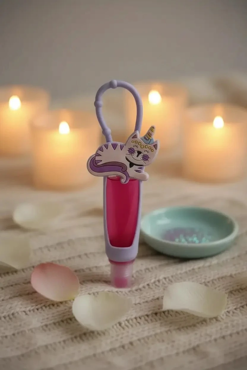 Purgel Lip Gloss Uyuyan Kedi Figürlü – Ultra Parlak & Canlı Dudak Parlatıcısı
