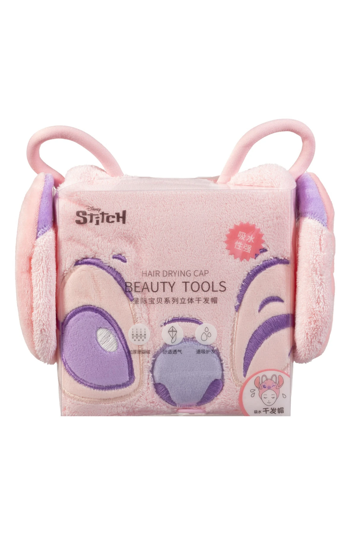 Disney Lilo&Stitch Lisanslı Yumuşak Saç Havlusu (Angel)