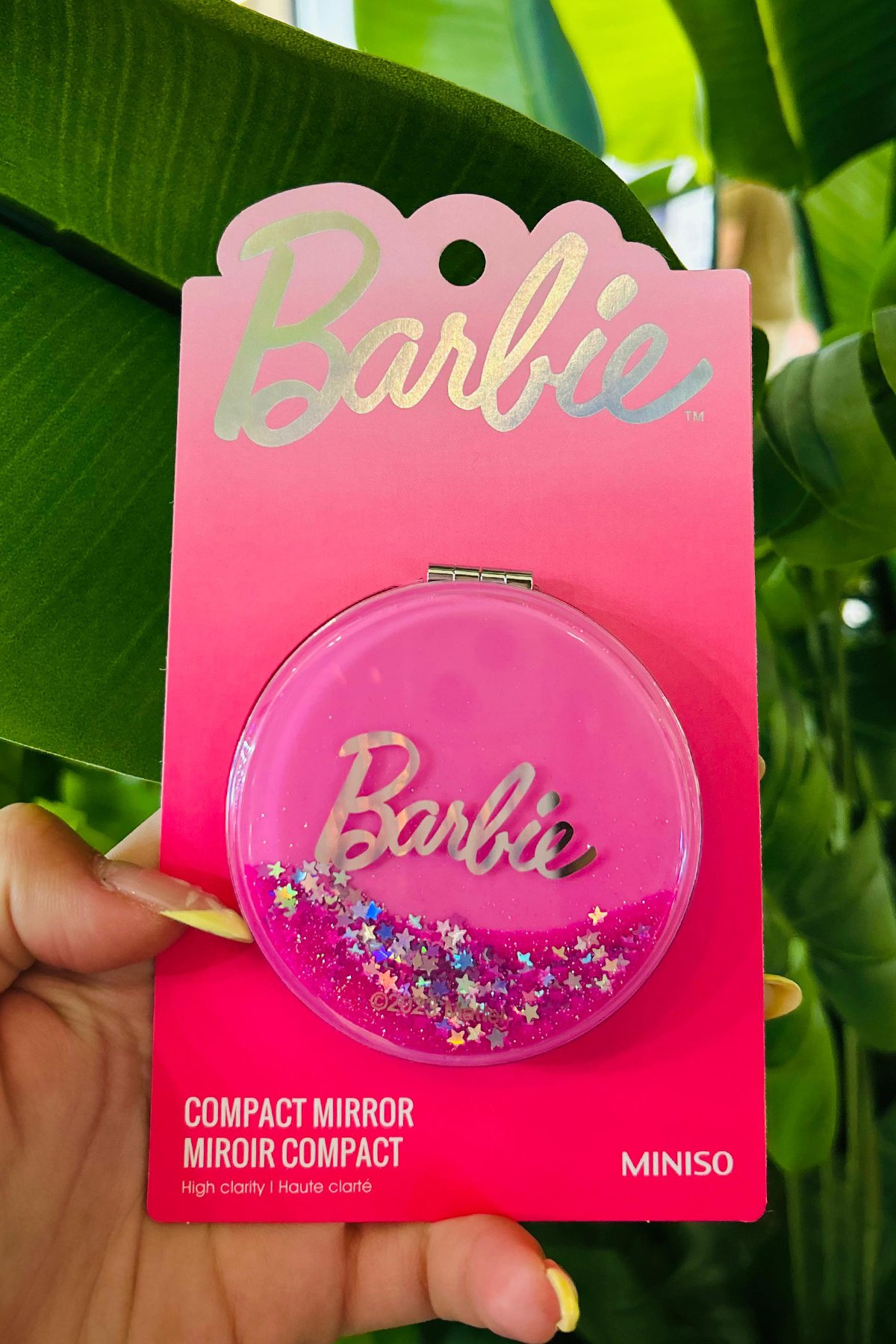 Barbie Lisanslı Kapaklı Cep Aynası