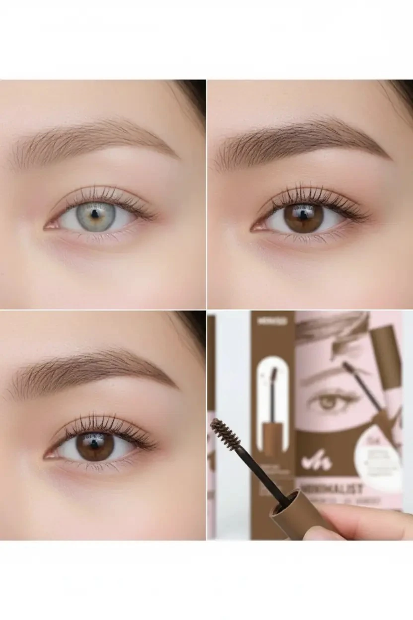 Miniso Lisanslı Minimalist Serisi Kaş Maskarası No 04 Gri Kahve - Doğal Belirginleştirici ve Kalıcı Şekillendirici