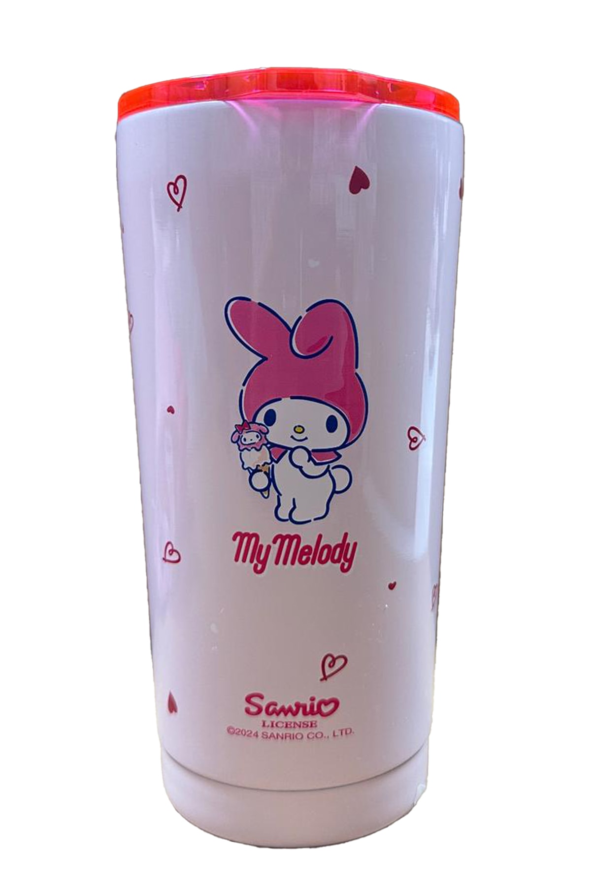 Sanrio Lisanslı  My Melody Paslanmaz Çelik Bardak (Dekoratif Kılıflı) 550 mL