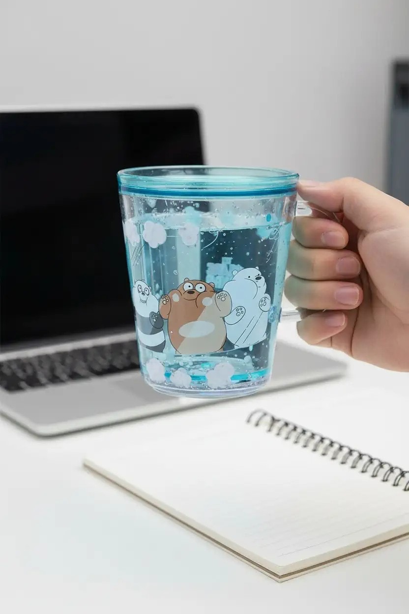 We Bare Bears Plastik Kupa 260Ml