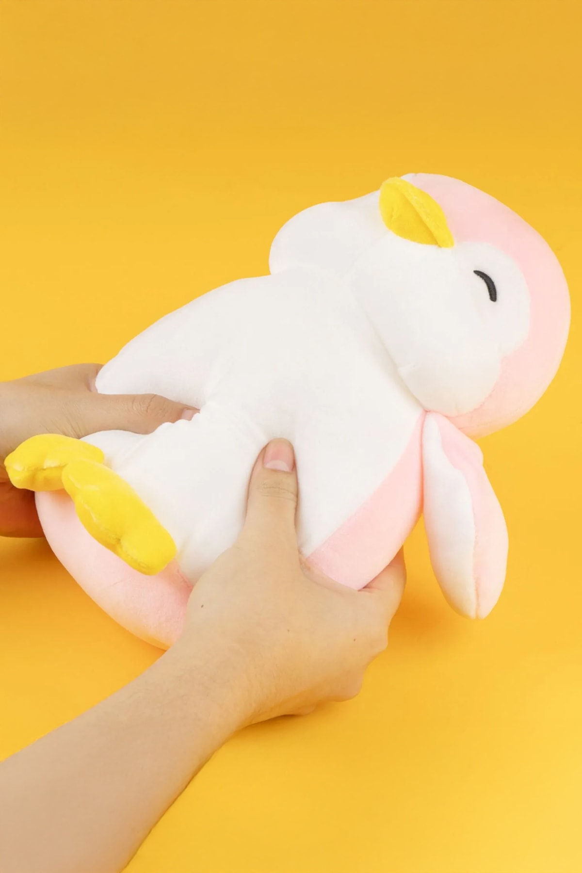 23cm Penguen Peluş Oyuncak (Pembe)