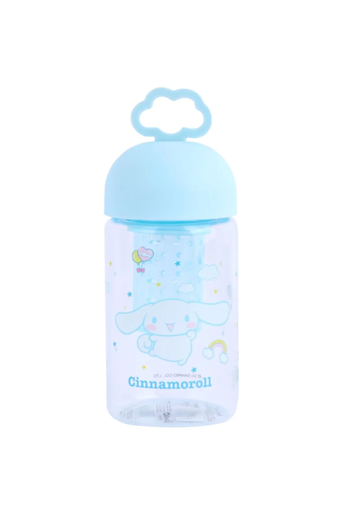 Sanrio Lisanslı Süzgeçli Borosilikat Cam Şişe - Cinnamoroll