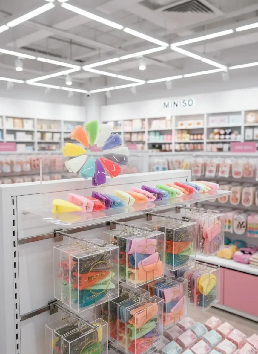 Küçük Renkli 10'lu Saç Tokası - 4cm