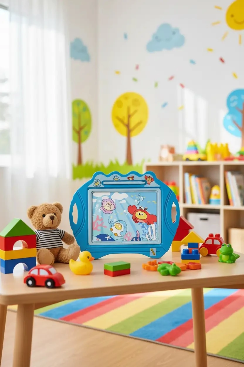 Miniso Lisanslı Manyetik Çizim Tahtası – Tekrar Kullanılabilir Eğitici Yaz Sil Tahta