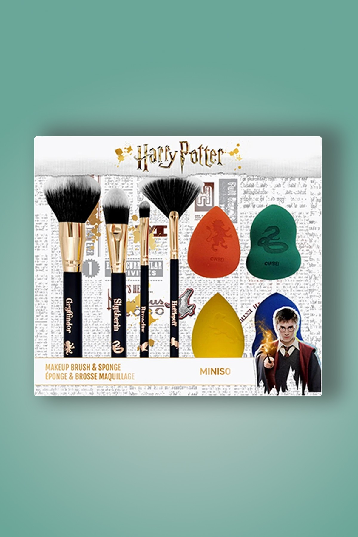 Harry Potter Lisanslı Makyaj Sünger/Fırça Seti