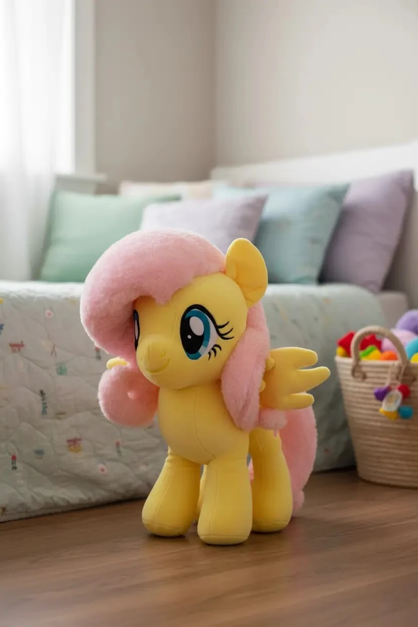 My Little Pony Lisanslı 41 cm Peluş Oyuncak (Fluttershy)